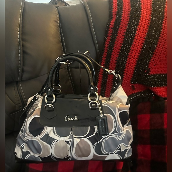Coach Ashley Madison Op Art Large Satchel Bag 2010 EUC large collection - Picture 1 of 11